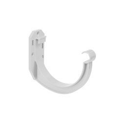 Кронштейн желоба ПВХ D90 белый RAL 9003 RainWay