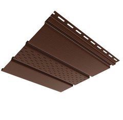 Софіт з перфорацією коричневий RAL 8017 Rainway