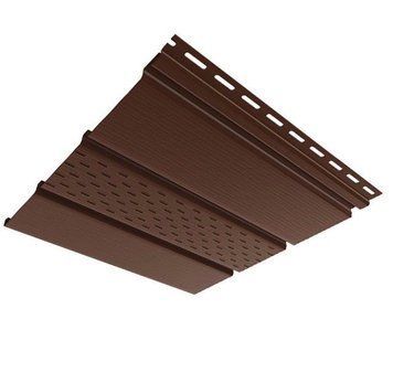 Софіт з перфорацією коричневий RAL 8017 Rainway