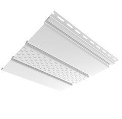 Софит с перфорацией белый RAL 9003 Rainway