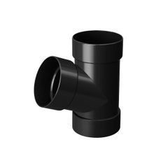 Тройник трубы водосточной D10 графитовый RainWay RAL 7024