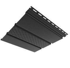 Софит с перфорацией графитовый RAL 7024 Rainway