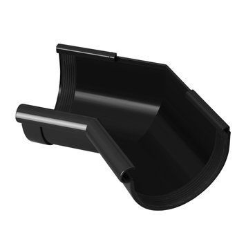 Угол желоба D130 Внутренний 135&deg; графитовый RainWay RAL 7024