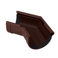 Угол желоба D130 Наружный 135&deg; коричневый RainWay RAL 8017
