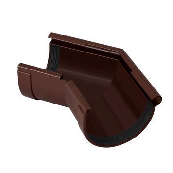 Угол желоба D130 Наружный 135&deg; коричневый RainWay RAL 8017