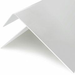 Профиль F образный ПВХ Белый 6000х8 мм Panelit, Белый