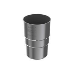 Муфта трубы 90 мм RAL 7021 Графитовая BRYZA